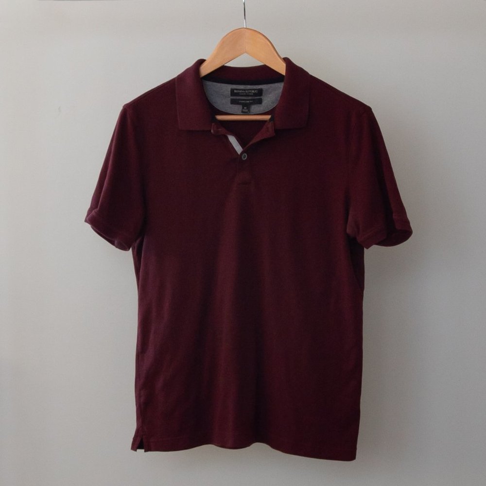 Mens Banana Republic Luxury Touch Polo - Medium